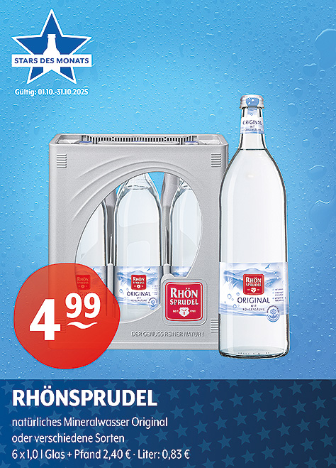 RhönSprudel Natürliches Mineralwasser