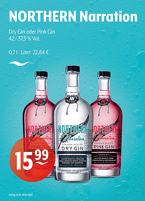 Northern Narration Dry Gin & Pink Gin