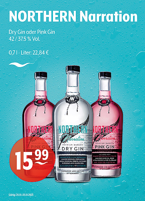 Northern Narration Dry Gin & Pink Gin