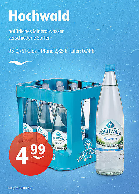 Hochwald Natürliches Mineralwasser