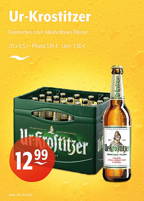 Ur-Krostitzer Feinherbes Pilsner & Alkoholfreies Pilsner