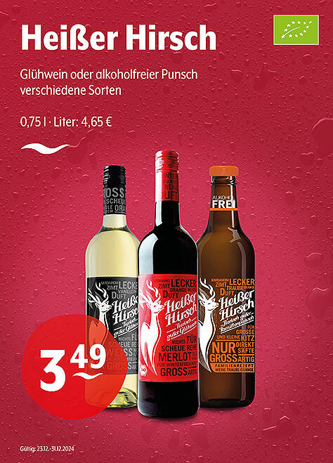 Heißer Hirsch Glühwein & Punsch