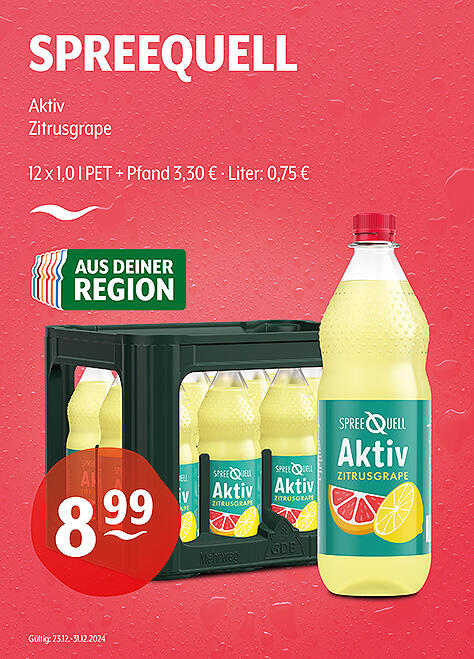 Spreequell Aktiv Zitrusgrape