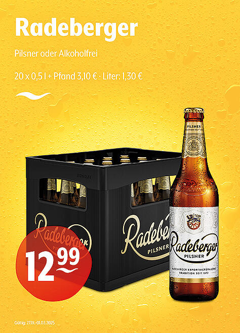 Radeberger Pilsner & Pilsner Alkoholfrei